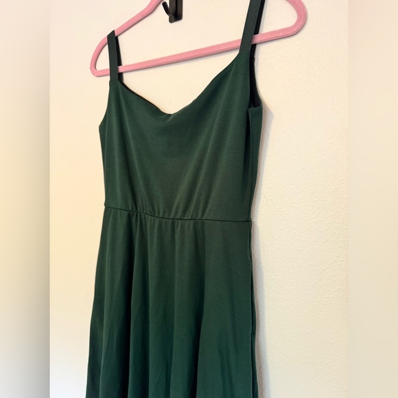 NEW Cobalt Street Sleeveless Midi Dress A Line Emerald Green Swing Medium NWOT - Picture 5 of 12
